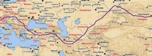 Mongol Rally Route